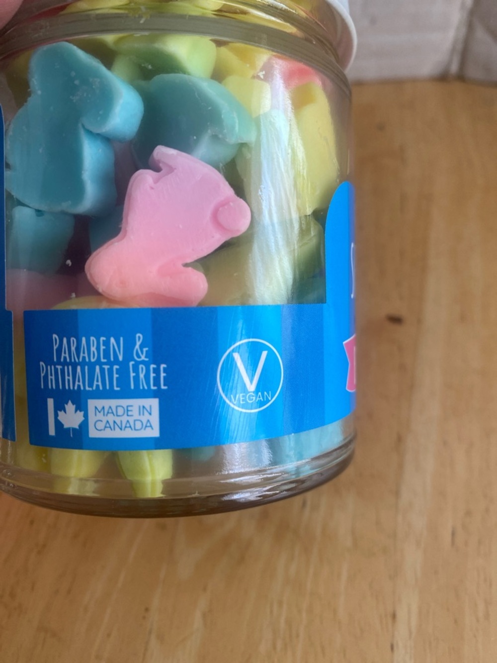 Soap Minis Bunny Buddies - Pastel Multi-Color 6.1 oz full jar. NWT NIP - Picture 5 of 6